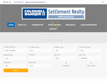 Tablet Screenshot of coldwellbankerperth.com
